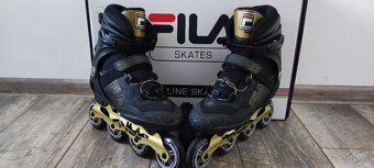 In-line FILA SKATES LEGACY QF BLACK/GOLD - 4
