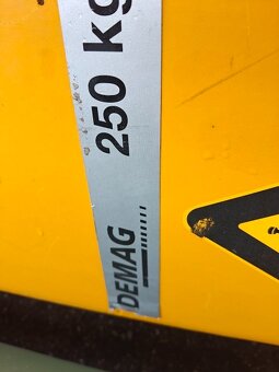 stlpový žeriav DEMAG 250 kg - 4 m - BONUS - 4