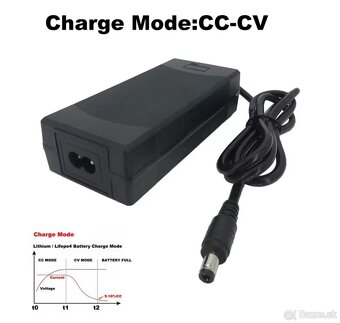 Nabíjačka 33,6V pre 29,6V 2,1 na 5,5 - 4