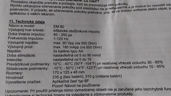 Elektrostimulátor Baurer EM80 - 4