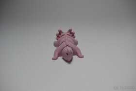 mini ohybný axolotl - 3D tlač - "Handmade" - 4