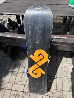 Snowboard BURTON 120 cm + viaza - 4