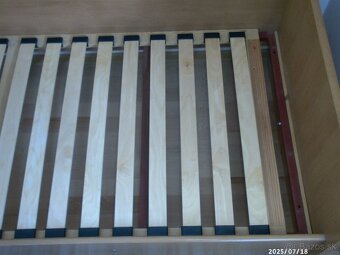 Posteľ - fóliovaná, imitácia čerešňa 80x200cm (BEZ matraca) - 4