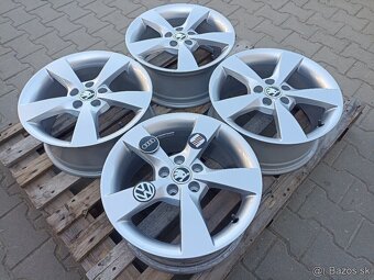 Originálne ALU disky Škoda, VW, Seat 5x100 R16 ET46 - 4