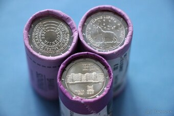 euromince - rolky Malta Grécko Litva Cyprus - 4