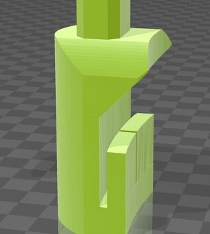 3D tlačený držiak kábla pre vysavač Parkside PWD 25 - 4