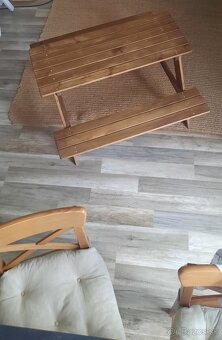 Predám detský piknikový stôl IKEA - 4