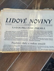 lidove noviny stare noviny historicke noviny z r. 1939 - 4