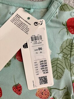 Súprava jahody veľ.86, Lindex - 4