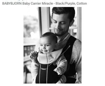 Babybjörn detský nosič Baby Carrier Miracle - 4