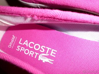 Lacoste nové dámske-dievčenské plátené baleríny 36,5 - 4