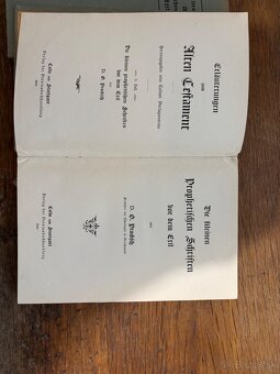 Nemecké knihy "vysvetlivky k starému zákonu" - 4