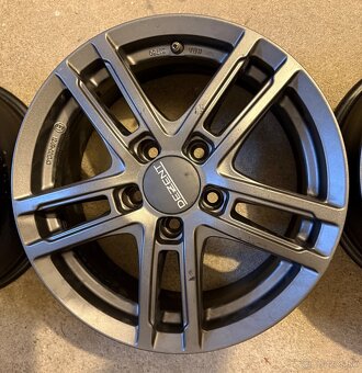 Hliníkové disky -DEZENT TZ graphite - R16 - 5X112 - 4