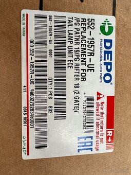 Svetlo Peugeot Rifter - 4