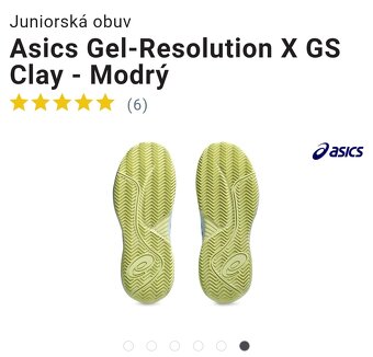 TENIS detske botasky ASICS antuka 33 - 4