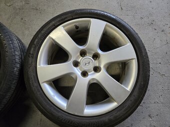 Hliníkové disky 5x114.3 + letné pneu 215/45r18 - 4