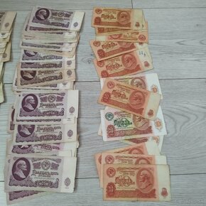 Papierové bankovky=juhoslovanske+ukrajinské+ruské - 4