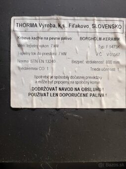 Krb na pevné palivo + komínové rúry - 4