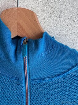 Zánovný merino rolák Devold Wool Mesch 190 Zip Neck Man - 4