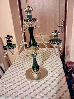 Stolove lampy.Novoborske sklo. - 4