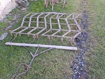 Predám  konský pluh a  brány - 4