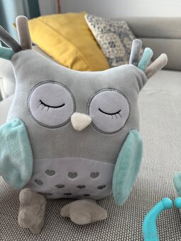 Detské plyšové sovičky - hrkálky - 4