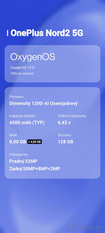 OnePlus Nord 2 5G 8GB/128GB Gray - 4