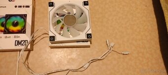 Ventilátor-Darkflash DM20 - 6 kusov - biela farba - 4