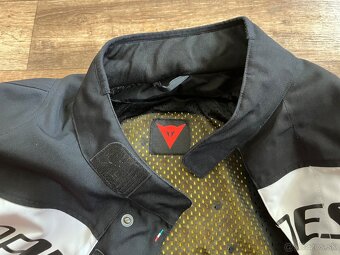 Dainese Saetta D-Dry White/Lava Red/Black 52 Textilná bunda - 4