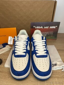 Nike Air Force 1 Low Louis Vuitton Virgil Abloh White Royal - 4