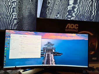 NOVÝ 34" AOC Gaming CU34G2XP/BK 21:9 prehnutý - 4