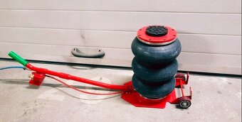 Pneumatický mechový zdvihák 3,5T, zdvih 15-42cm Vankúš - 4