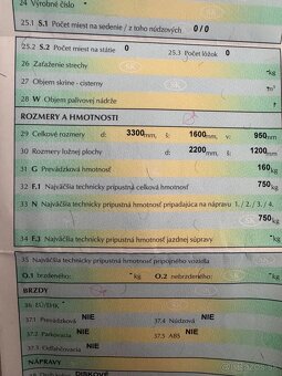 Predám prívesny vozik sklapaci 750kg - 4