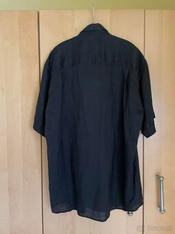 pánska košela čierna č.XL pierre cardin - 4