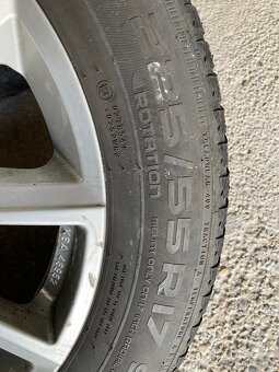 Originál Mazda disky + zimné pneumatiky R17 - 4