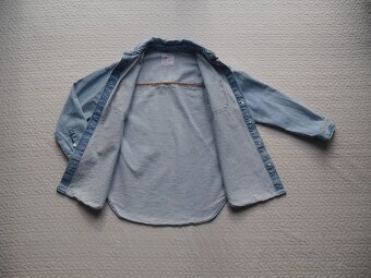dámska džínsová bunda - bundo-košeľa Primark, veľkosť S - 4