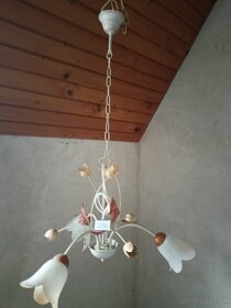 Nové malované, sklenene lustre - 4