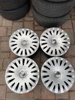VW 5x112 r16 plechové disky - 4