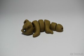 mini ohybný pes - 3D tlač - "Handmade" - 4