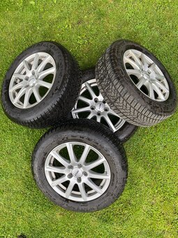 Zimné pneumatiky DUNLOP 215/60 R16 na hliníkových dis - 4