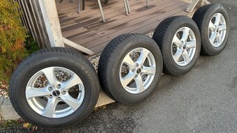 Alu disky Borbet R16 + zimné Dunlop KIA Sportage - 4
