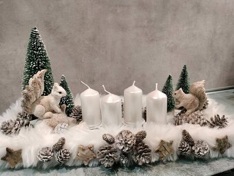 Adventný svietnik veveričky - 4