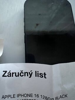 Iphone 16 128GB Black v záruke - 4