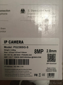 IP Kamery, HD POE - 4