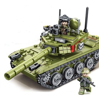 TANK 324 ks stavebnica+2 vojaci - 4