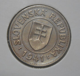 Mince: 1 Koruna 1941 Top stav - Slovenský štát - Predané - 4