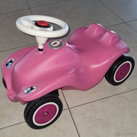 Odrážadlo auto New Bobby Car BIG s klaksónom ružové - 4