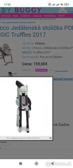 Detska polohovatelna jedálenská stolicka a lehatko Chicco - 4