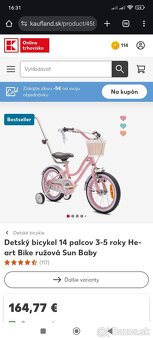 Detský retro bicykel veľ. 14 - 4