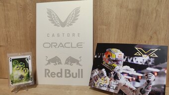 Max Verstappen - helma + plagat + karticka + podpis karta - 4